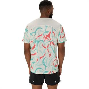 Asics ,road All Over Print Ss Top Erkek Tişört
