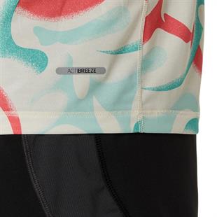 Asics ,road All Over Print Ss Top Erkek Tişört