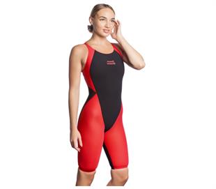M0167 03 2 05W Women racing open back swimsuit MW 