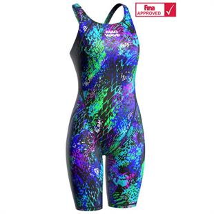 M0261 18 6 I4W Women racing open back swimsuit Rev