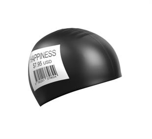 M0550 17 0 01W Silicone cap HAPPINESS, One size, B