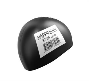M0550 17 0 01W Silicone cap HAPPINESS, One size, B