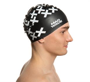 M0553 17 0 01W Silicone cap CROSS, One size, Black