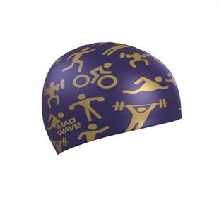 M0553 19 0 03W Silicone cap SPORT, One size, Navy