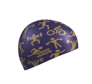 M0553 19 0 03W Silicone cap SPORT, One size, Navy