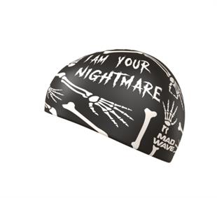 M0553 25 0 01W Silicone cap NIGHTMARE, One size, B