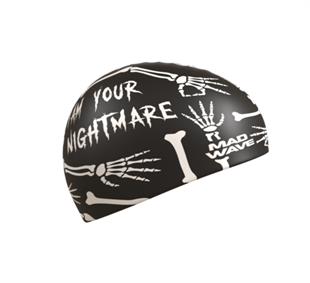 M0553 25 0 01W Silicone cap NIGHTMARE, One size, B