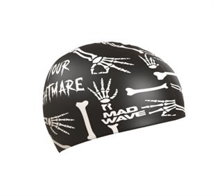 M0553 25 0 01W Silicone cap NIGHTMARE, One size, B