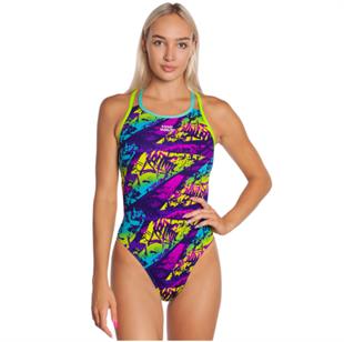 Mad Wave Kadın Antiklor Yüzücü Mayosu Crossback D7