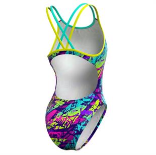 Mad Wave Kadın Antiklor Yüzücü Mayosu Crossback D7