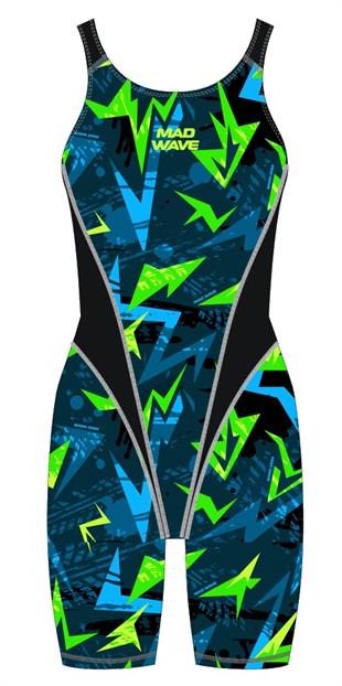 Mad Wave Kneeskin Kız Çocuk Uzun Paçalı Yüzücü Mayosu
