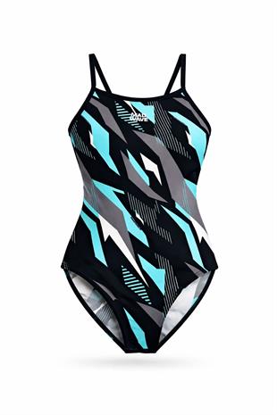 Mad Wave Nera Kız Çocuk Yüzücü Mayosu