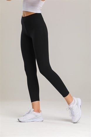 Net Collection Kadın Siyah Net Spor Modal Toparlayıcı Uzun Tayt