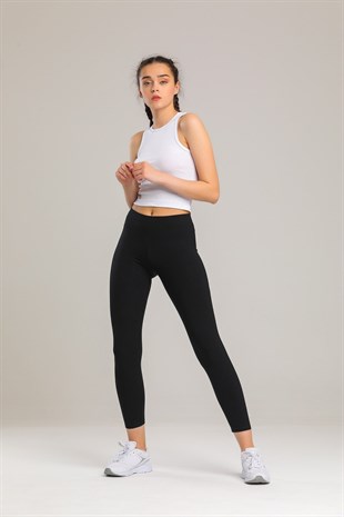Net Collection Kadın Siyah Net Spor Modal Toparlayıcı Uzun Tayt