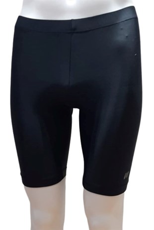 Net Collection Likra Futbolcu Bermuda Tayt Siyah (şort Altı Tayt)