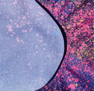 Speedo Digital Allover Splashback Kız Çocuk Yüzücü Mayosu