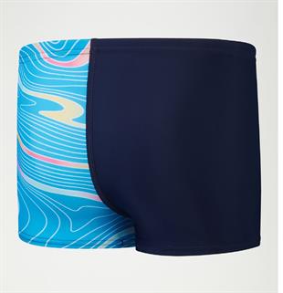 Speedo Digital Allover V-cut Aquashort Erkek Çocuk Mayo