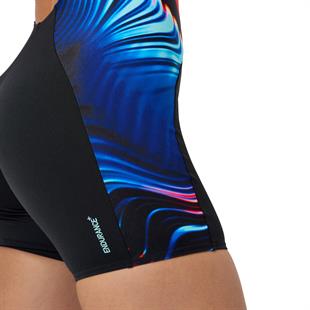 Speedo Digital Printed Legsuit Kadın Şortlu Mayo