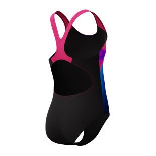 Speedo Girls Printed Splashback Yüzücü Mayosu