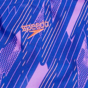 Speedo HyperBoom Allover Medalist Kız Çocuk Mayo