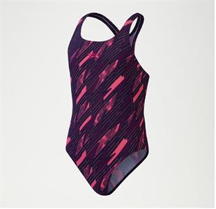 Speedo HyperBoom Allover Medalist Kız Çocuk Mayo