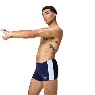 Speedo Jetstream Retro Colorblock Square Leg Erkek Yüzücü Mayosu