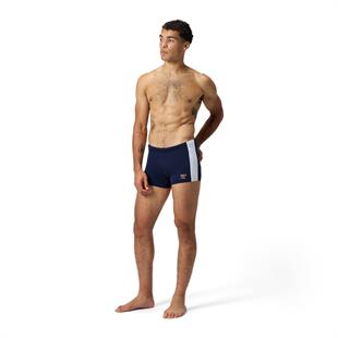 Speedo Jetstream Retro Colorblock Square Leg Erkek Yüzücü Mayosu