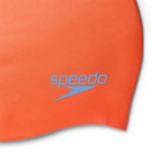 Speedo Plain Moulded Silikon Çocuk Yüzücü Bonesi
