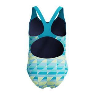 Speedo Printed Splashback Kız Çocuk Yüzücü Mayosu