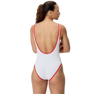 Speedo Solid Bound Scoop Kadın Yüzücü Mayosu