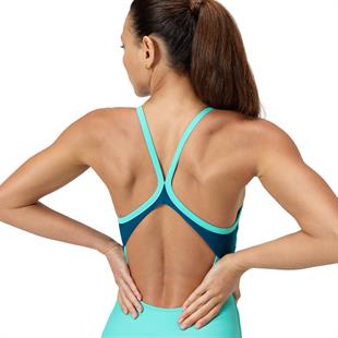 Speedo Solid Racerback Kadın Yüzücü Mayosu