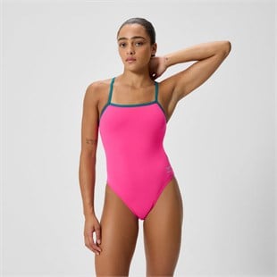 Speedo Solid Tri Back AF Kadın Yüzücü Mayosu
