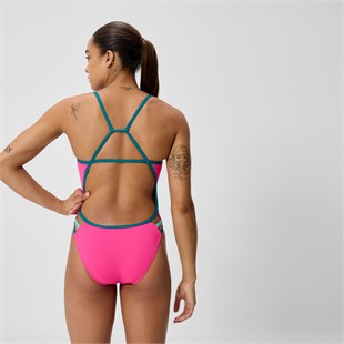 Speedo Solid Tri Back AF Kadın Yüzücü Mayosu