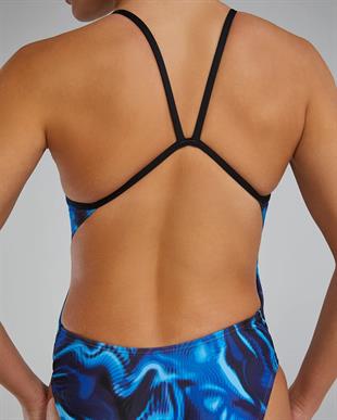 TYR Durafast Elite® Kadın Cutoutfit Swimsuit - Waveform