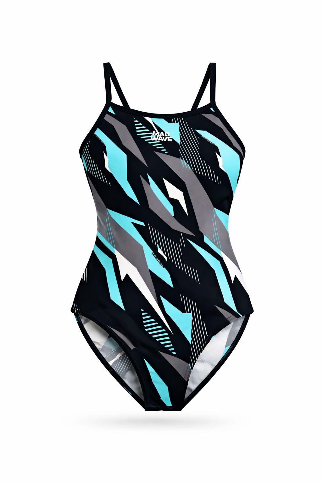 Mad Wave Nera Kız Çocuk Yüzücü Mayosu