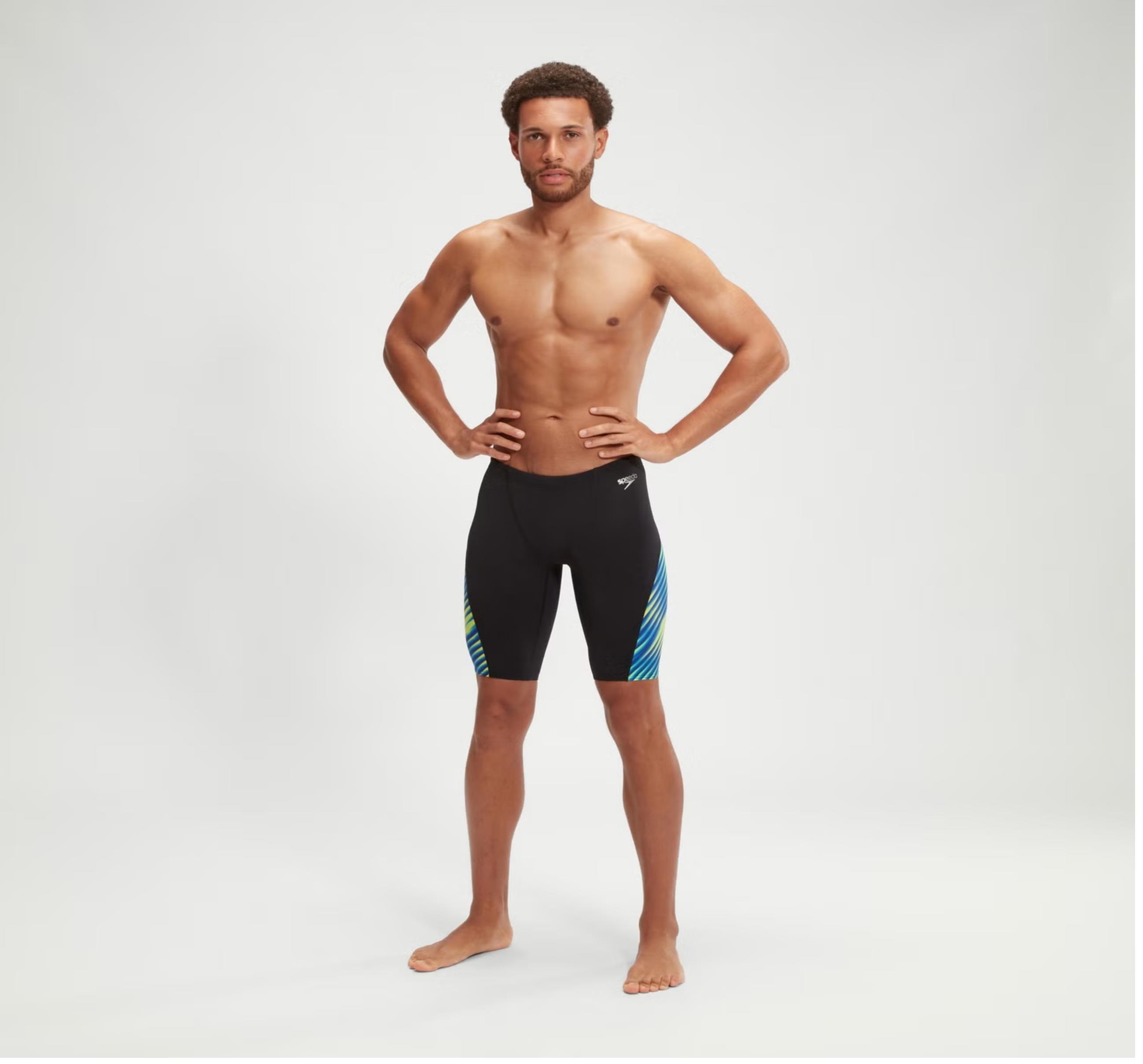 Speedo Allover Digital V-Cut Jammer Erkek Mayo