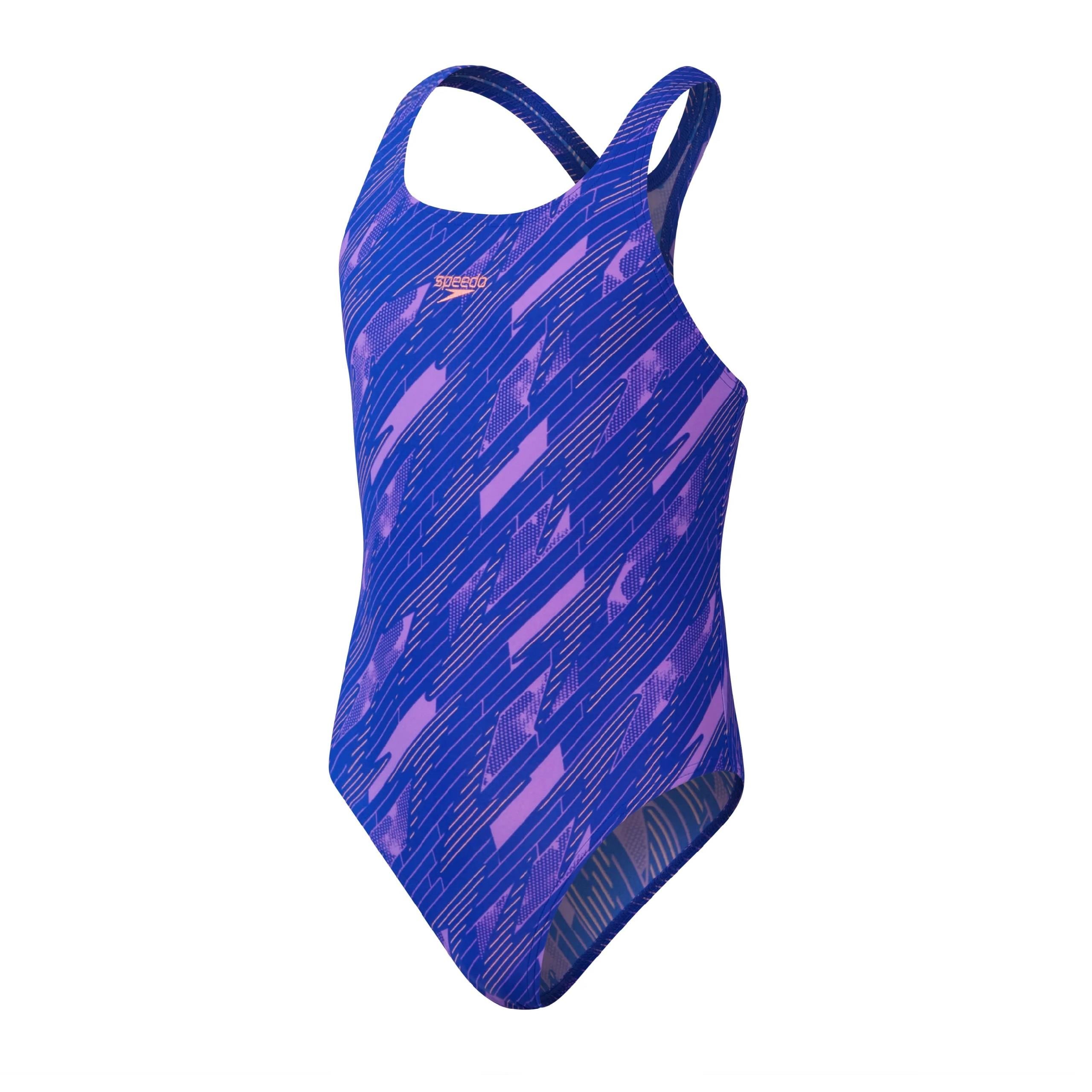 Speedo HyperBoom Allover Medalist Kız Çocuk Mayo