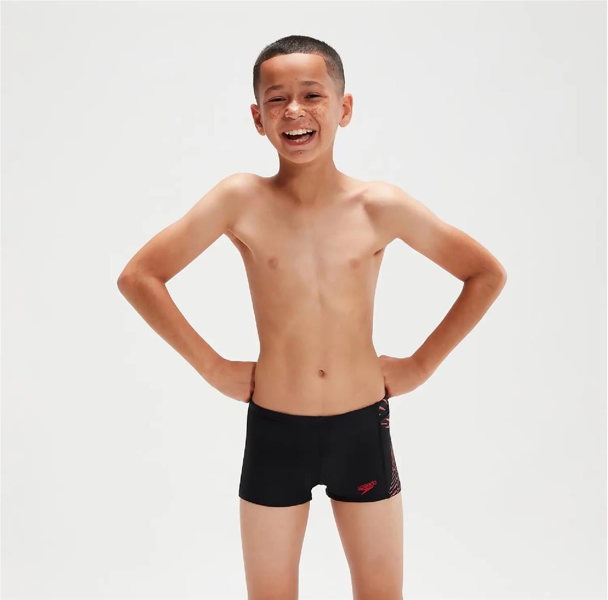 Speedo Plastisol Aquashort Erkek Çocuk Yüzücü Mayosu