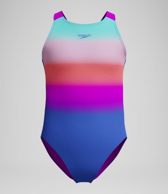 Speedo Printed Pulseback Kız Çocuk Mayo