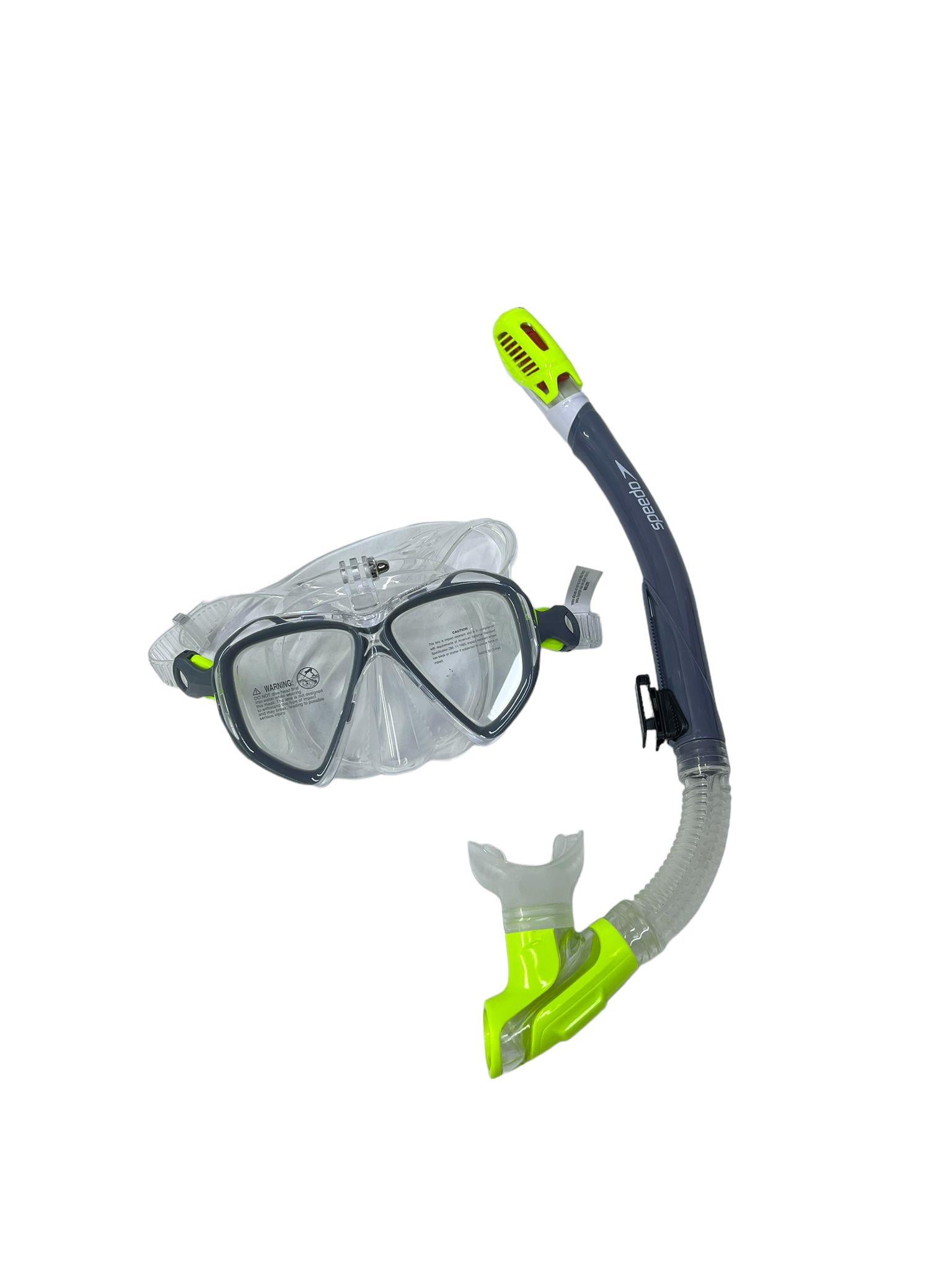 speedo Sport Yetişkin Kamera Takılabilir Snorkel Set