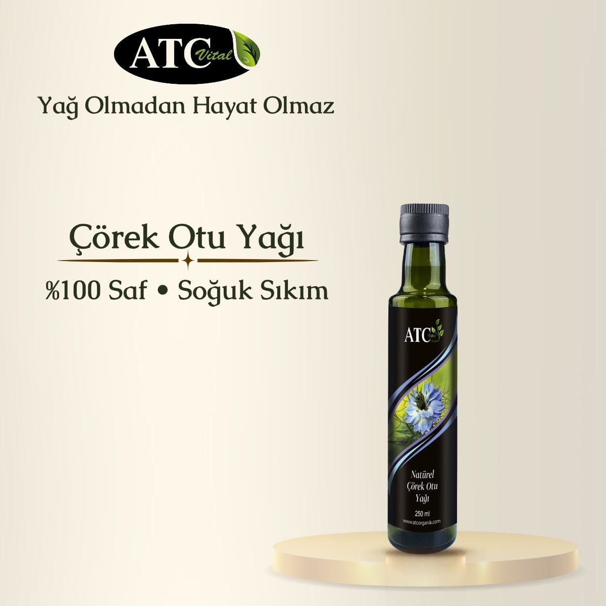ATC Vital Çörek Otu Yağı 250 ml