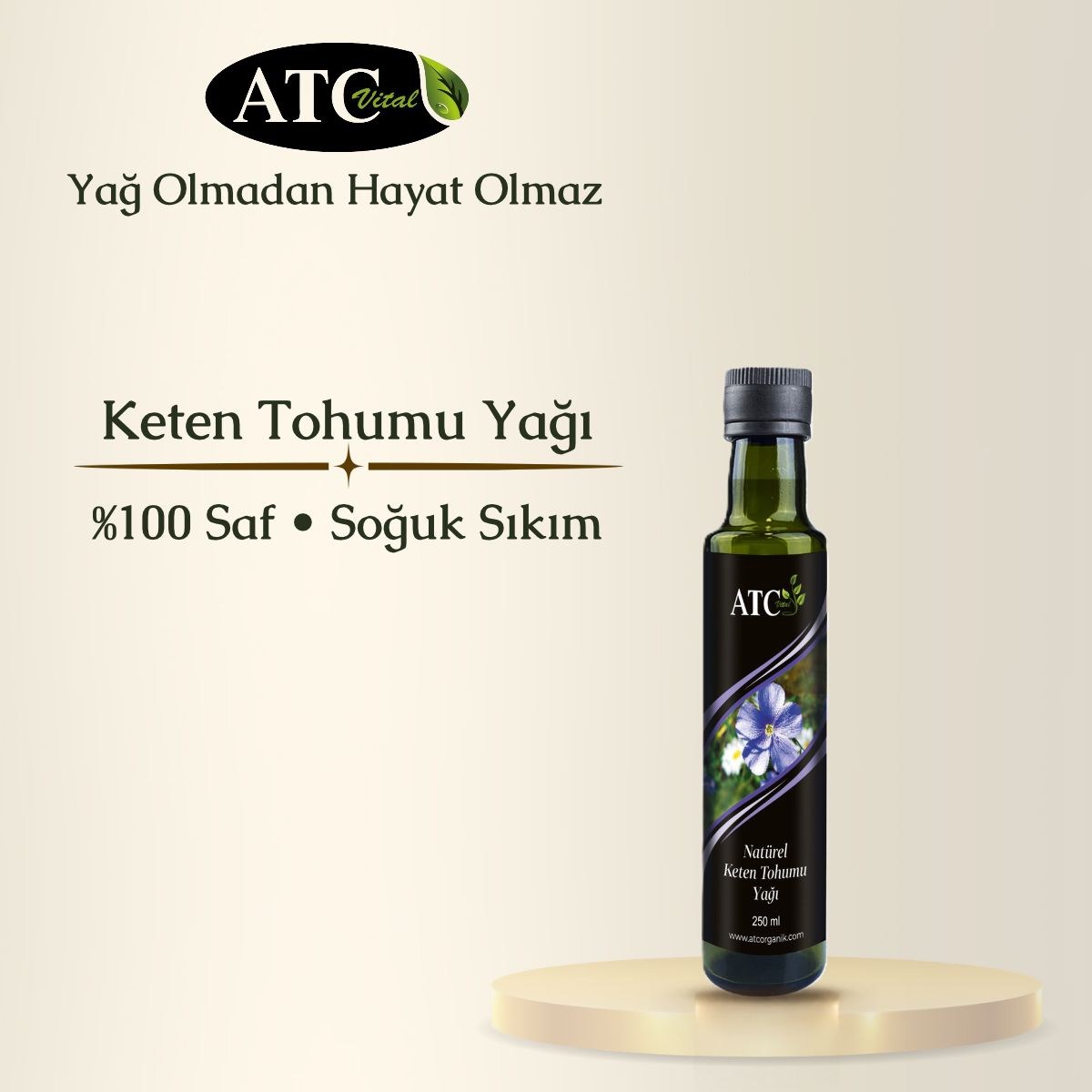 ATC Vital Keten Tohumu Yağı 250 ml