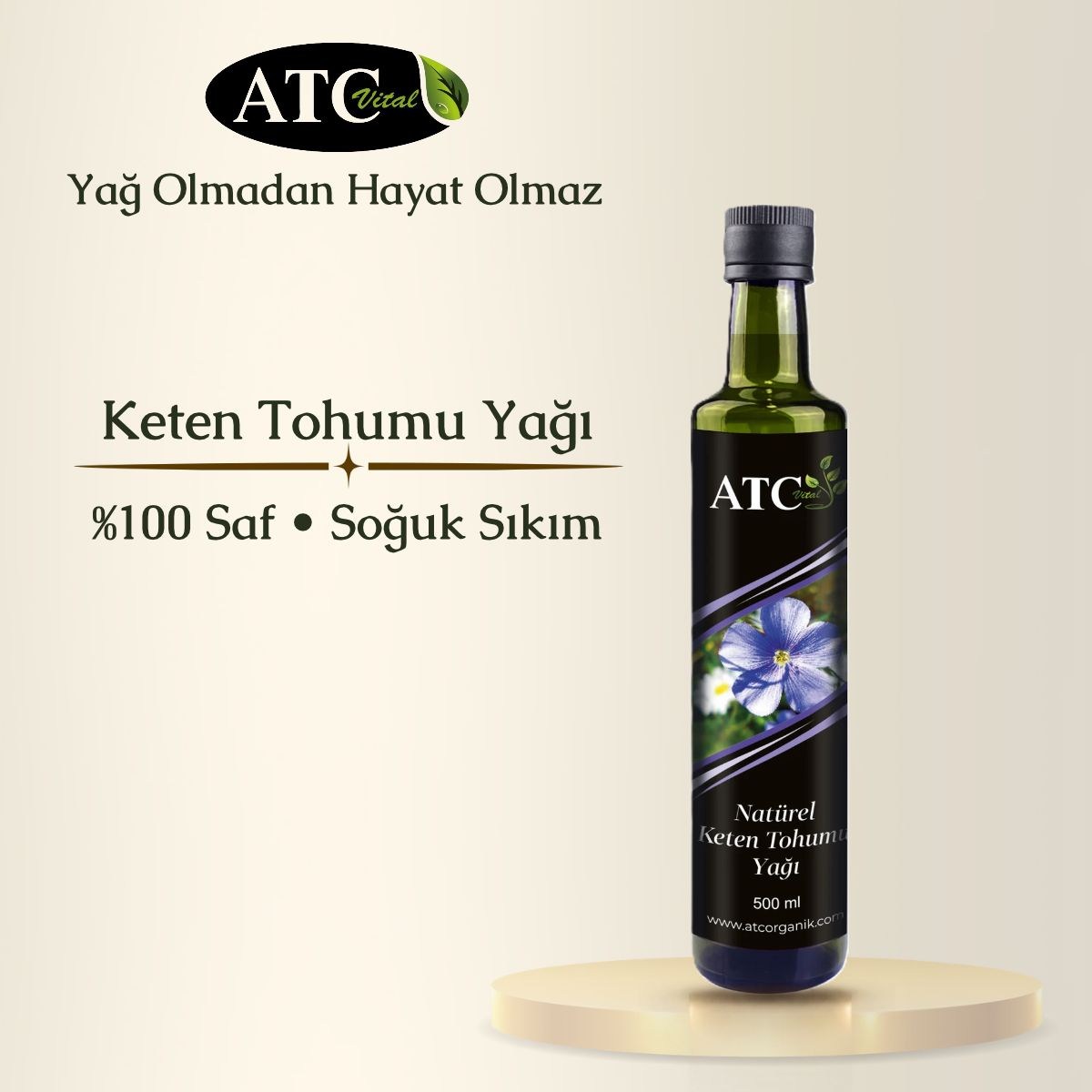 ATC Vital Keten Tohumu Yağı 500 ml