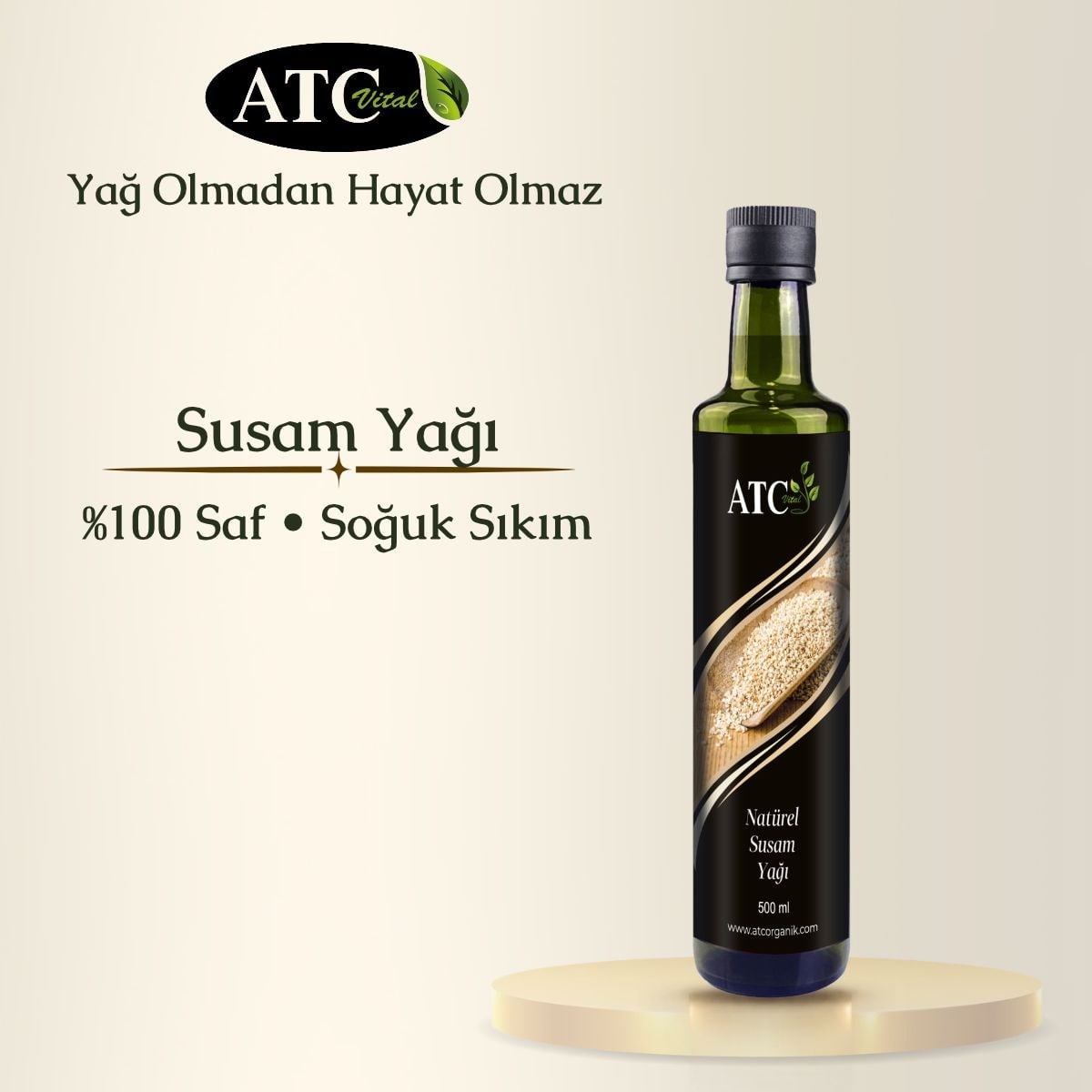 ATC Vital Susam Yağı 500 ml