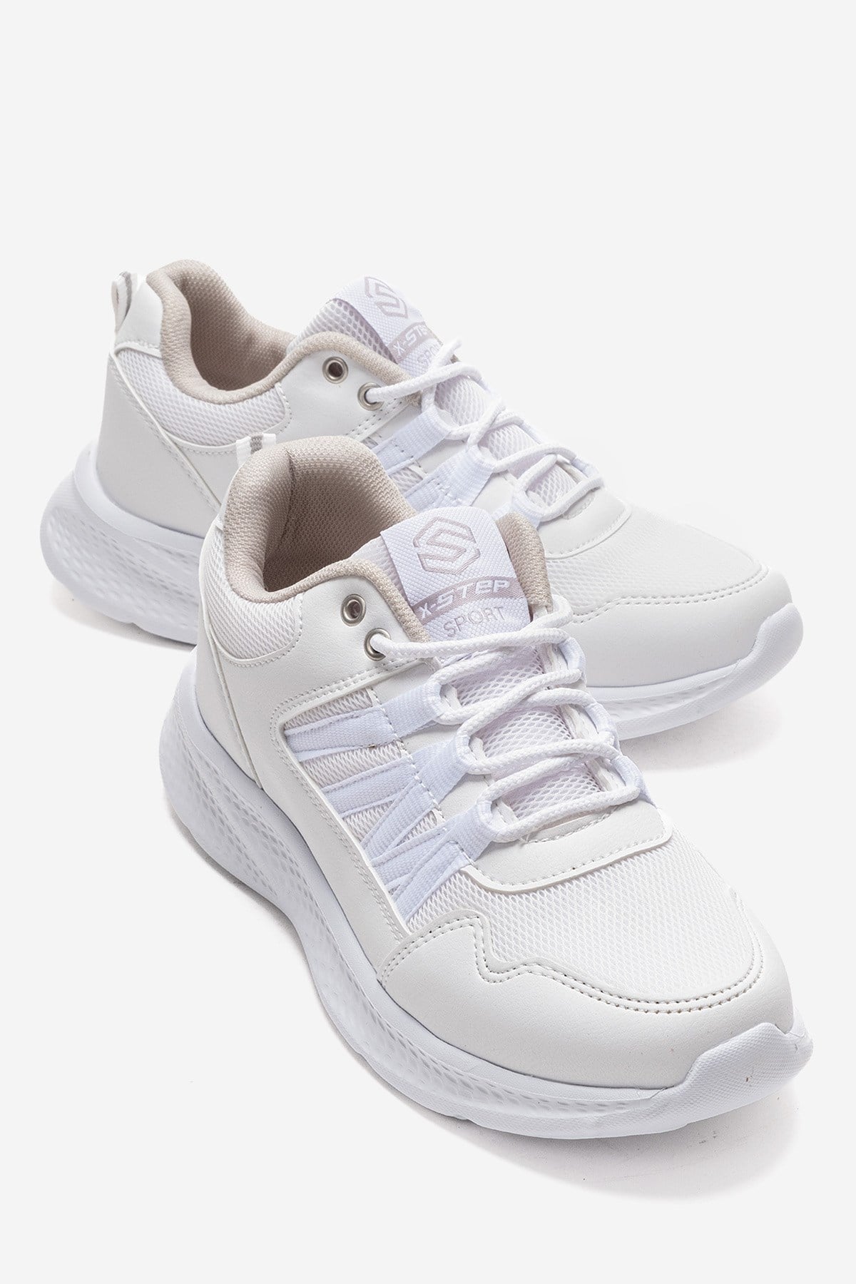 Erkek Bağcıklı Anorak Spor Ayakkabı BEYAZ