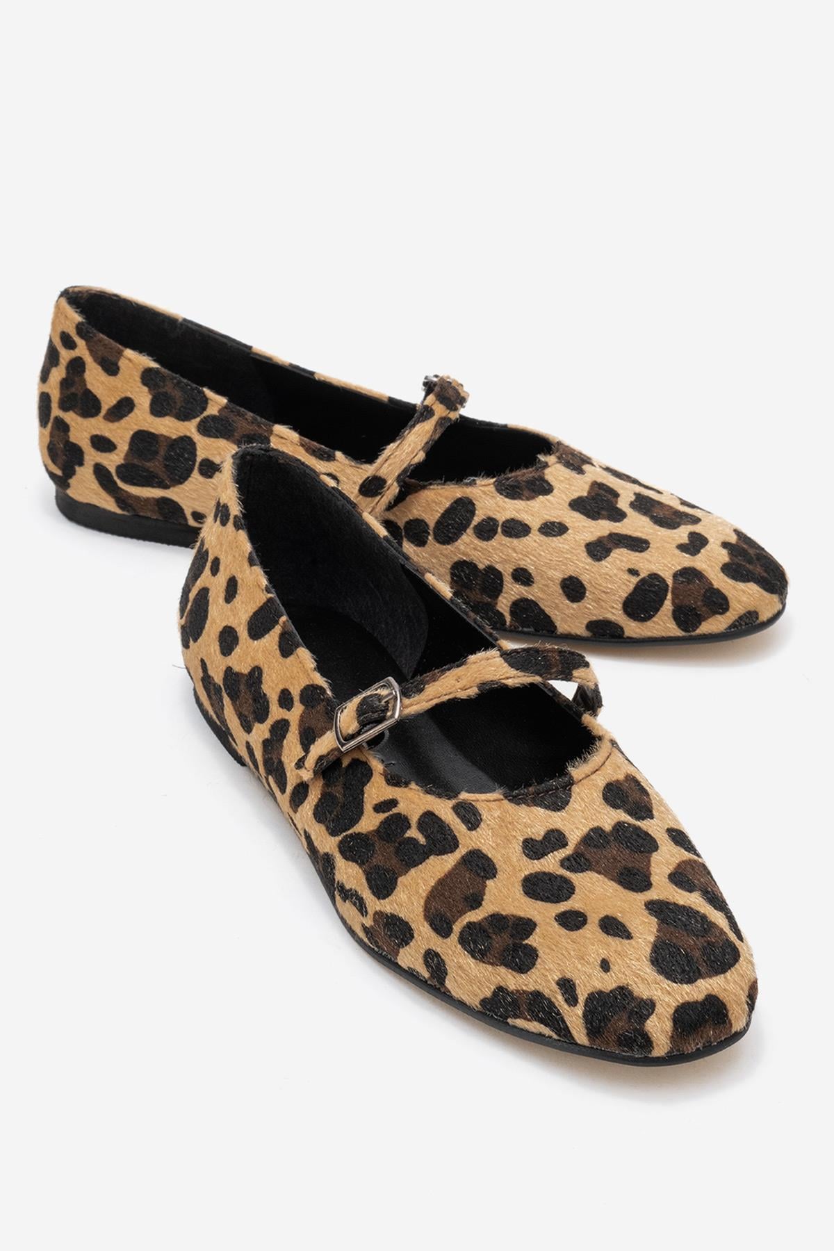 Kadın Kemerli Babet LEOPAR