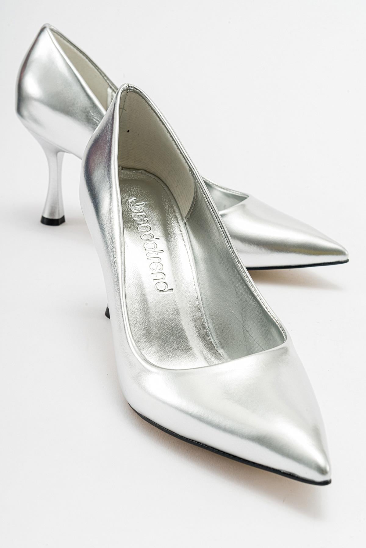 Kadın Stiletto Ayakkabı GÜMÜŞ ZRA