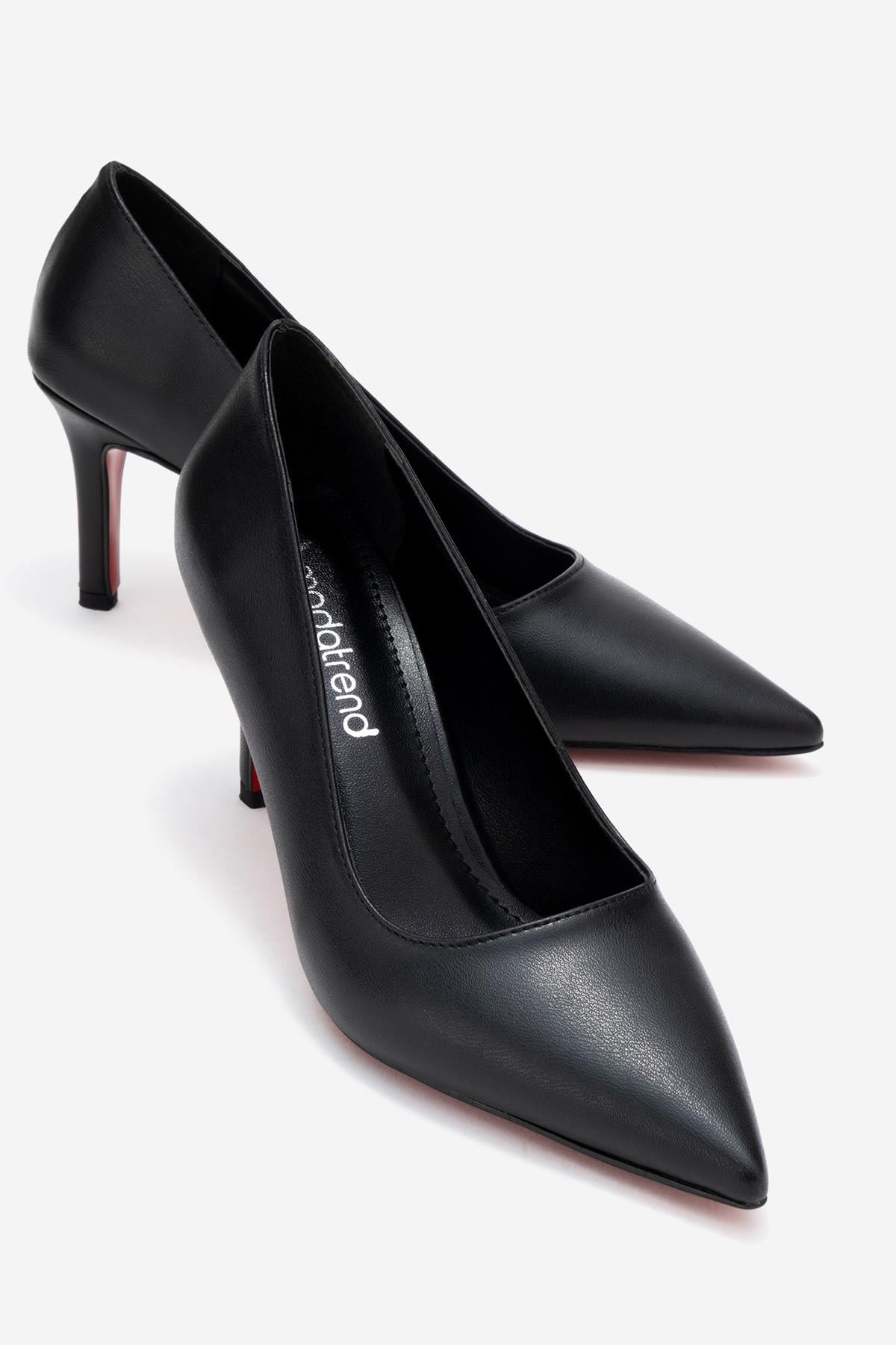 Kadın Stiletto Ayakkabı SİYAH CİLT