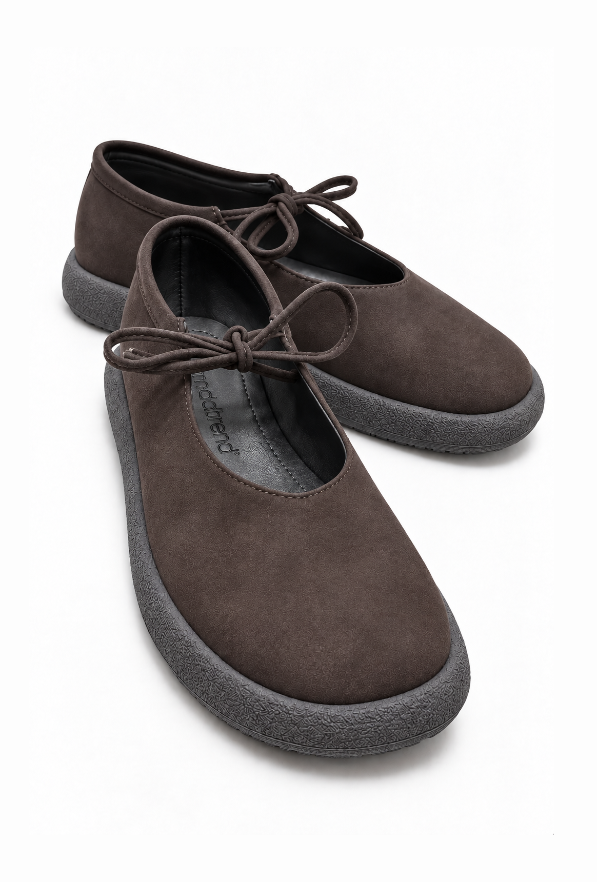 Kadın Tek Bağlı Sade Loafer KAHVE NUBUK