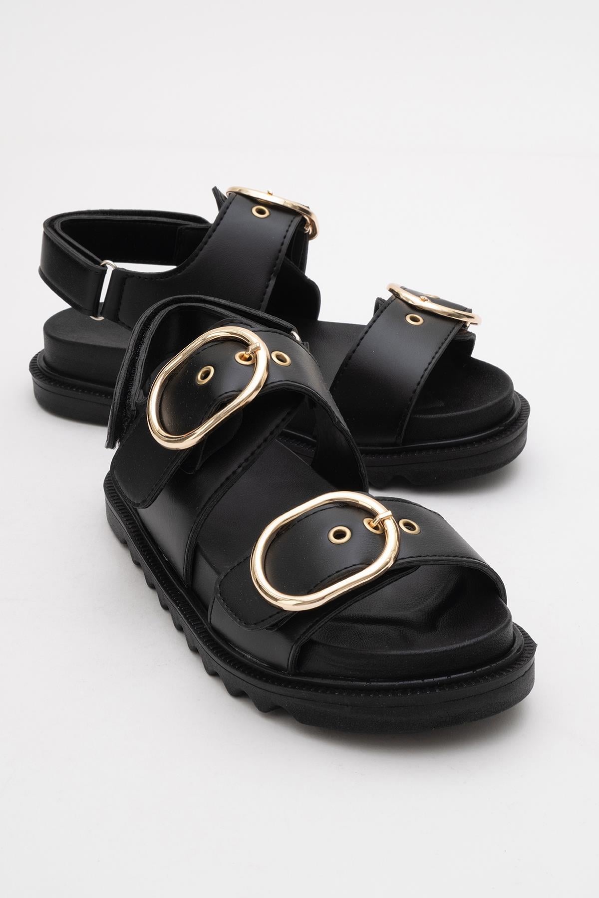 Kadın Tek Bantlı Sandalet SİYAH